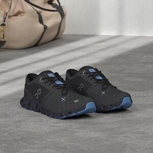 ON - Brandclub - On Cloud X 3 Sneakers, Eclipse/Magnet, Blue, Sz 13 Men’s